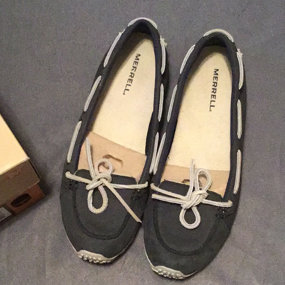 Merrell Marina Navy boat shoes